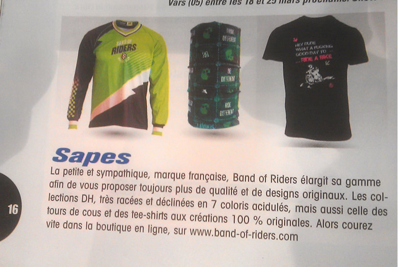 Band of Riders dans Bike Magazine Mars 2015