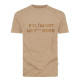 T-shirt vélo coton I'm not ur F** rider, couleur marron chiné