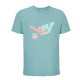 T-shirt vélo RAD couleur bleu piscine