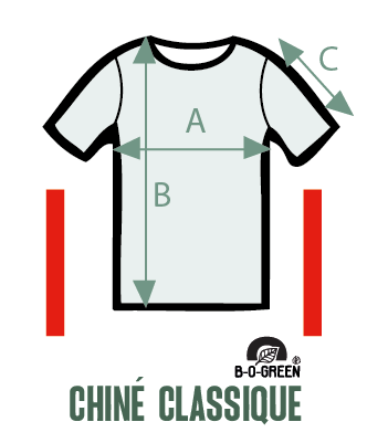 Croquis T-shirt chiné classique